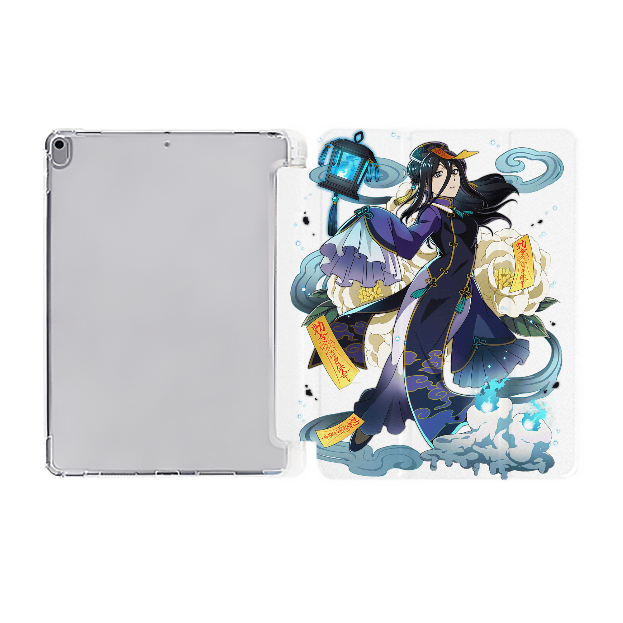 （画像用） 文豪ストレイドッグス Bungo Stray Dogs IPad ケース ペン収納付き 三つ折りスタンド PUレザー×シリコン 対応機種9.5/10.5/10.9インチ